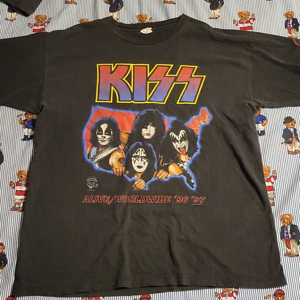 1996-97 Kiss Tour tee